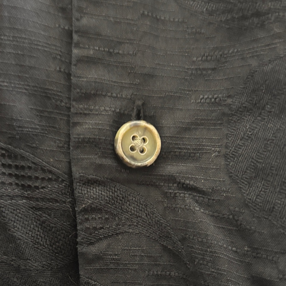 Tommy Bahama Black Shirt with Wine Glass Design - Picture 4 of 4